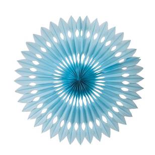 Five Star Hanging Fan Pastel Blue 24 cm