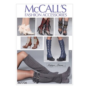 McCall's Pattern M7706 Misses' Spats One Size