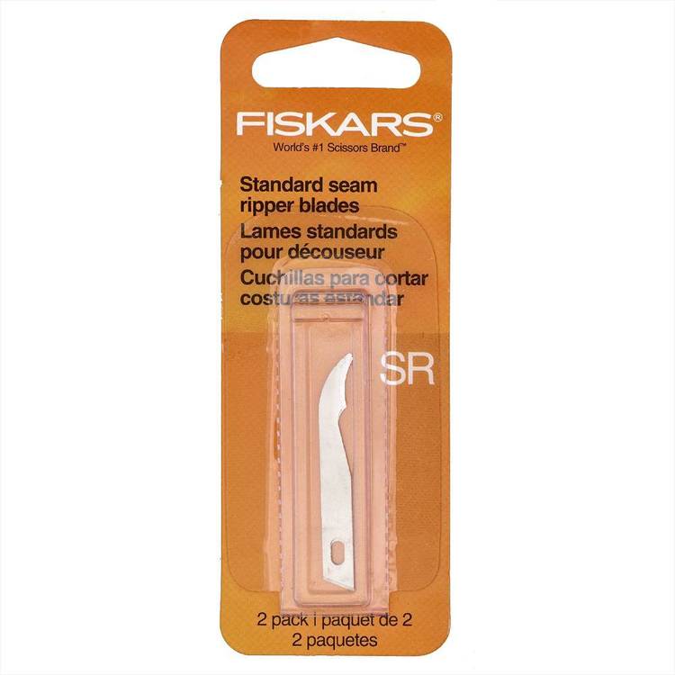 Fiskars Seam Ripper a pack of 2 Blades Orange