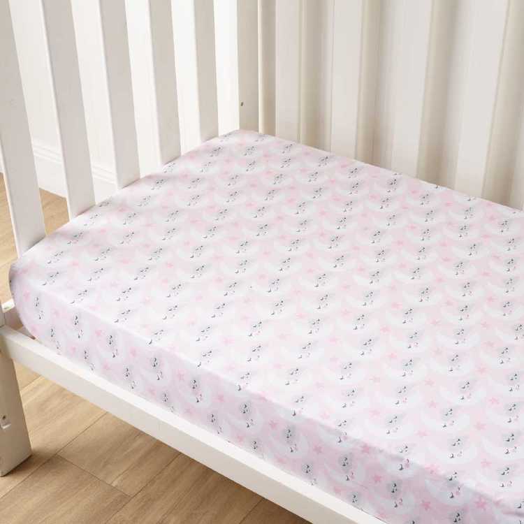 KOO Baby Lottie Printed Fitted Sheets 2 Pack