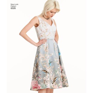 New Look Pattern 6526 Misses' Dress with Bodice Variations