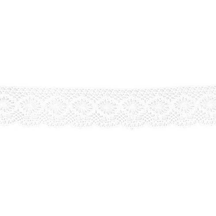 Birch Cluny Lace # 11 White 55 mm