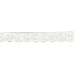 Birch Organza Lace # 4 Cream 33 mm