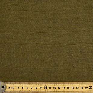 Plain 110 cm Premium Cotton Cheesecloth Fabric Olive 110 cm