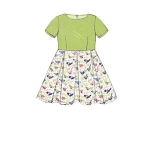 McCall's Pattern M7707 Children's/Girls' Dresses and 18'' Doll Dress