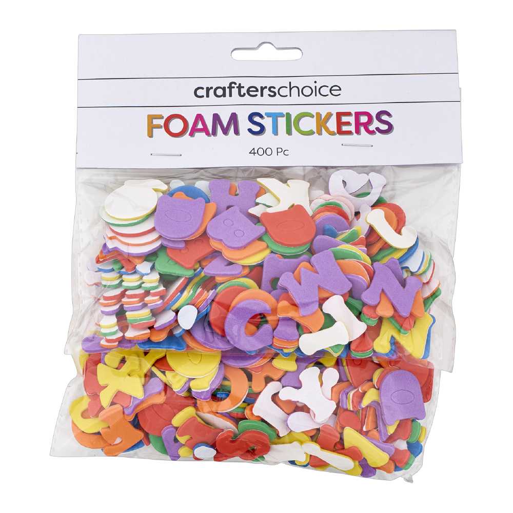 NEW Crafter'S ChoiceCrafters Choice Mixed Alphabet Foam Stickers By Spotlight
