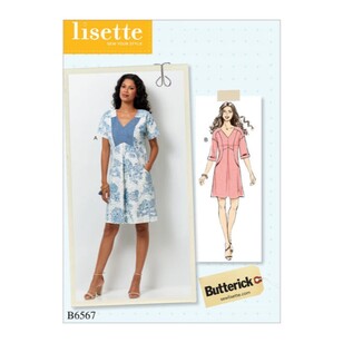Butterick Pattern B6567 Lisette Misses' Dress