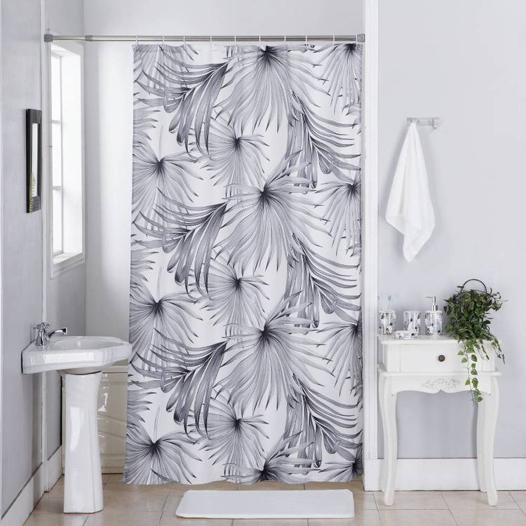 Cloud 9 Palm Leaf Shower Curtain