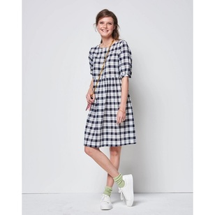 Burda Pattern 6401 Misses' Swing Dress with Sleeve Variations 8 - 18