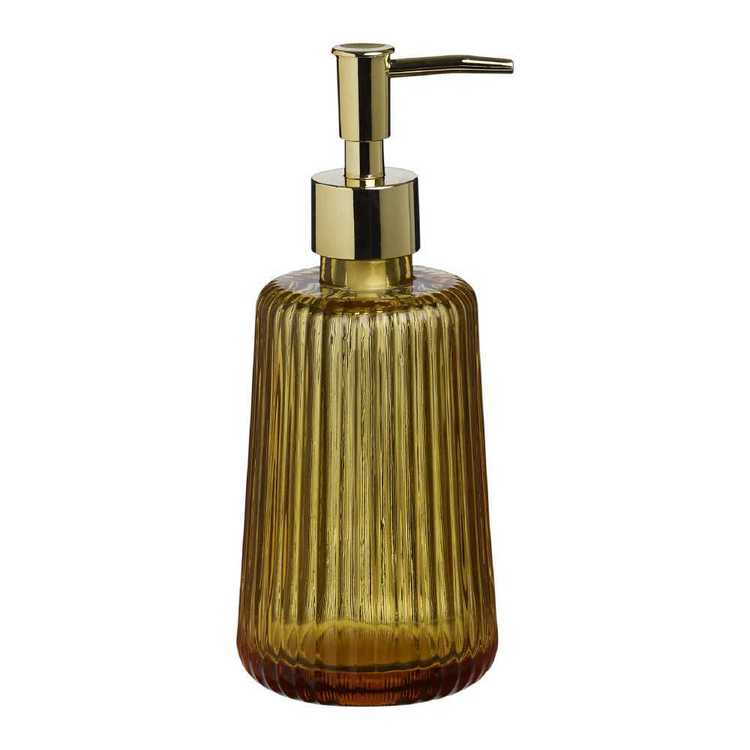 KOO Ribbed Glass Soap Dispenser