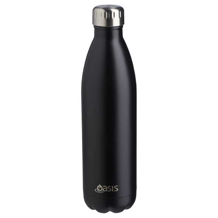 STAINLESS STEEL WATER BOTTLE DRINK 750ML VACUUM HOT COLD DRINK