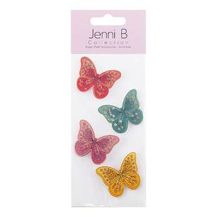 Jenni B Colourful Butterfly Stickers Multicoloured