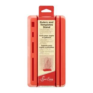 Sew Easy Acrylic Ruler & Template Stand Red