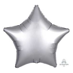 Anagram Foil Satin Luxe Star Platinum 45 cm