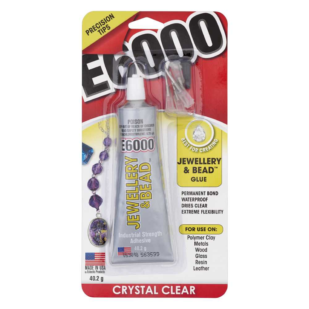 NEW E6000 Crystal Clear Jewellery & Bead Glue By Spotlight  eBay