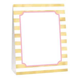 Amscan 1st Birthday Girls Buffet Decorating Kit Pink, White & Gold