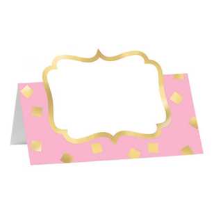 Amscan 1st Birthday Girls Buffet Decorating Kit Pink, White & Gold