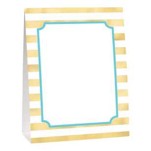 Amscan 1st Birthday Boys Buffet Decorating Kit Blue, White & Gold