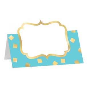 Amscan 1st Birthday Boys Buffet Decorating Kit Blue, White & Gold