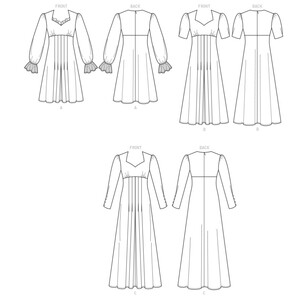 Butterick Pattern B6586 Misses' Dress 6 - 14