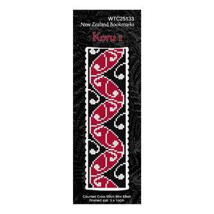 DMC New Zealand Bookmarks Koru I Cross Stitch Mini Kit Multicoloured