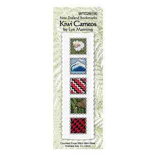 DMC Kiwi Cameos Bookmark Kit Multicoloured