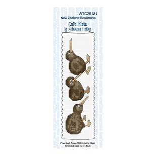 DMC Cute Kiwis Bookmark Kit Multicoloured