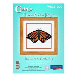 DMC Monarch Butterfly Bookmark Kit Multicoloured 10 x 10 cm