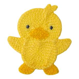 Baby Chick Iron On Applique Multicoloured