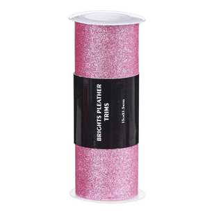 Brights Glitter Pleather Trim Roll Aqua 15 cm