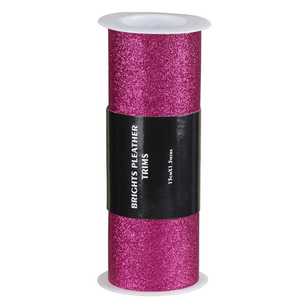 Brights Glitter Pleather Trim Roll Aqua 15 cm