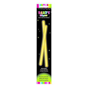 Glow Necklace 2 Pack Yellow