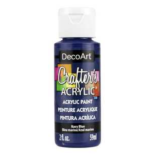 Decoart Crafter's Acrylic Paint Navy Blue 59 mL