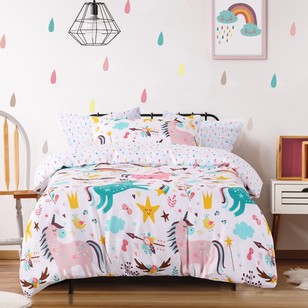 Kids House Ombre Chevron Quilt Cover Set