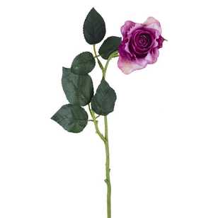 Single Rosebud Stem Purple