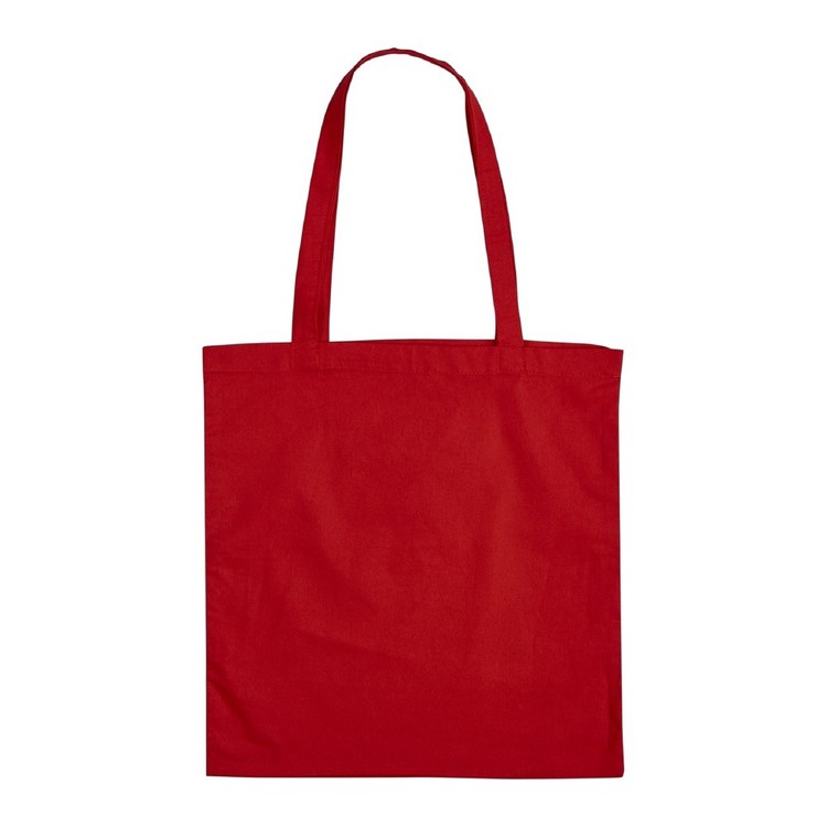 Plain Cotton Craft Bag Red