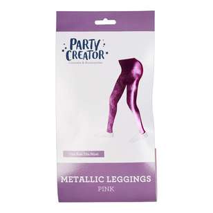 Party Creator Metallic Leggings Pink
