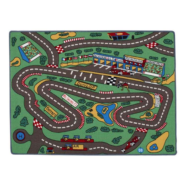 Race Track Maze Rug