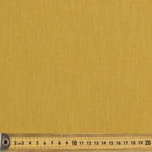 Plain 128 cm Fancy Slub Washer Crinkle Fabric Tumeric 132 cm