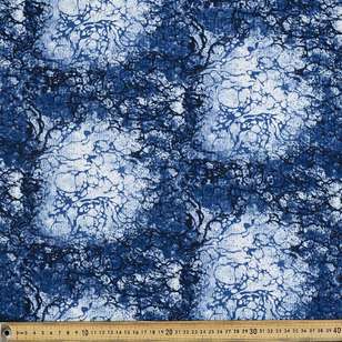 Quilt Backing Moonscape Navy 270 cm
