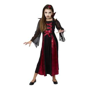Spartys Vampire Kids Costume Red 6 - 8 Years
