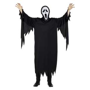 Spooky Hollow Grim Reaper Adults Costume Black Large - X Large