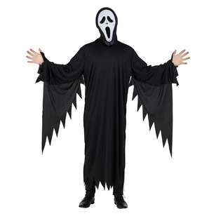 Spooky Hollow Grim Reaper Adults Costume Black Large - X Large