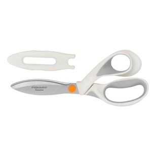 Fiskars DIY Tools 8 in Powercut Soft Grip Shears Orange & White