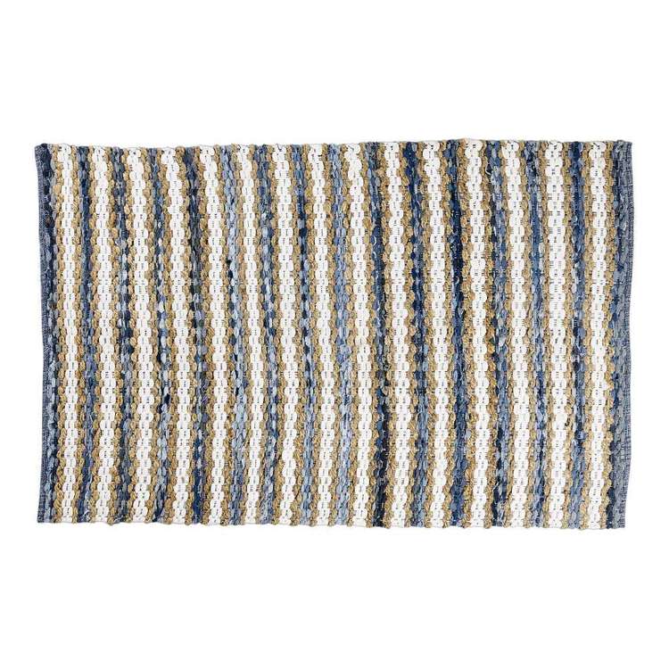 Spotlight Chindi Denim Rug