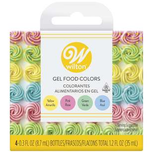 Wilton Pastel Gel Food Colour Set Multicoloured