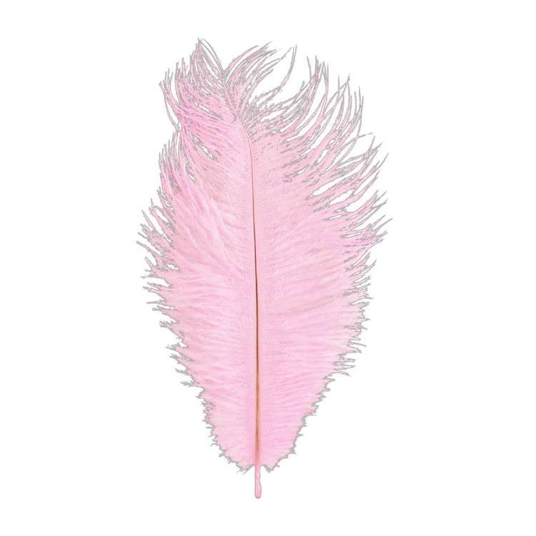 Craftsmart Small Ostrich Feather 5 Pack Pink