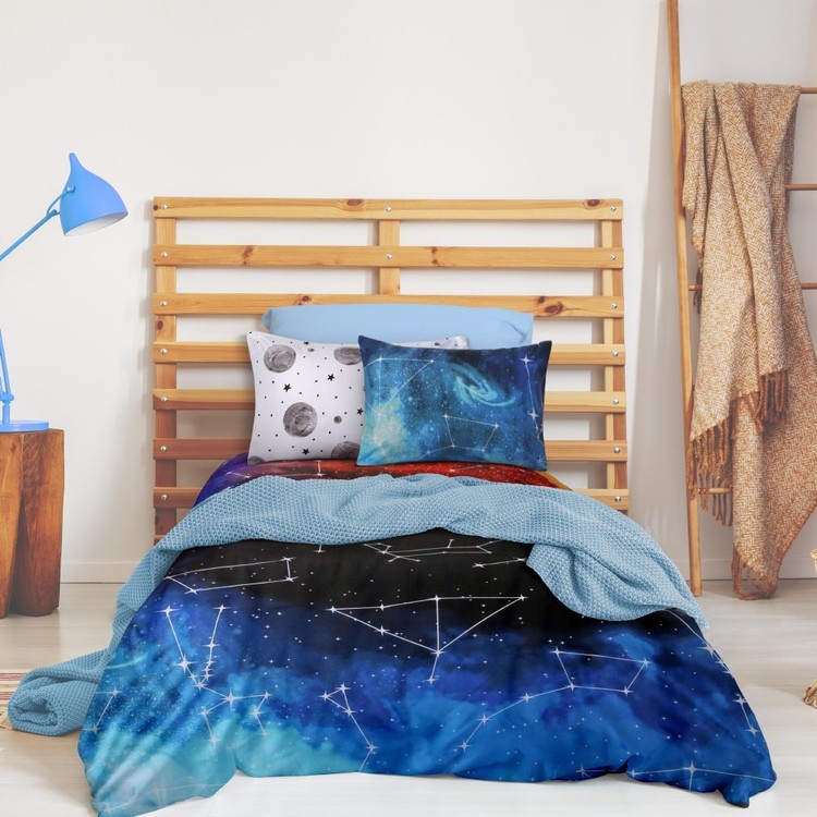 Brampton House Kids Space Exploration Quilt Cover Set