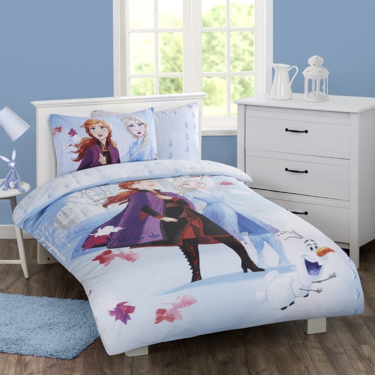 Frozen 2 Poly Cotton Quilt Cover Set Multicoloured