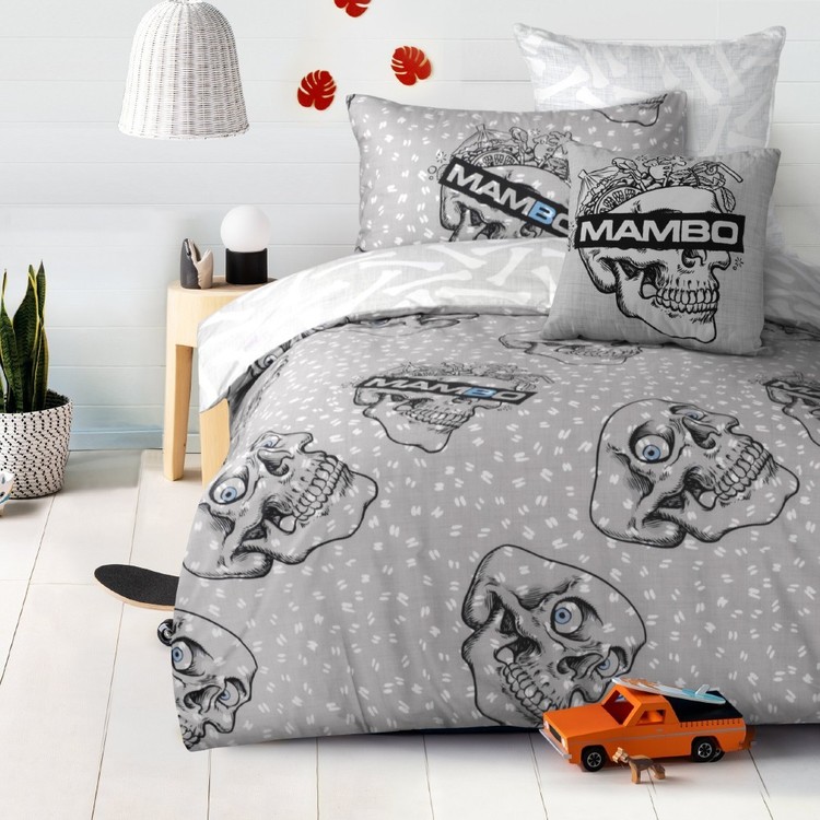 Mambo Skull Quilt Cover Set